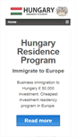 Mobile Screenshot of hungary-immigration.com